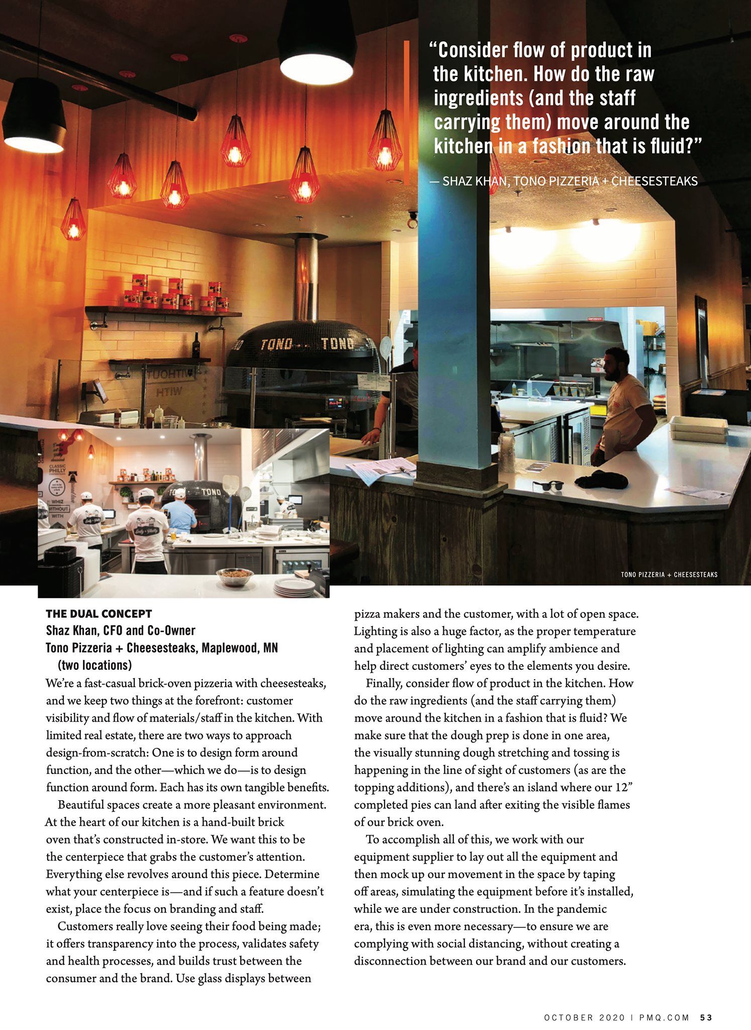 Tono Featured in PMQ Magazine!